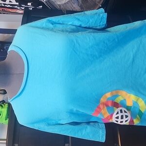 Blue EPCOT 3/4 crop shirt